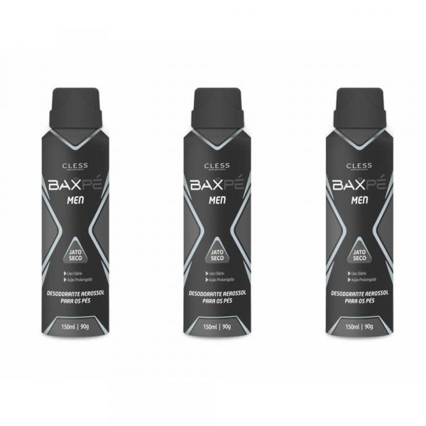 Cless Bax Extreme Desodorante Aerossol Antitranspirante 150ml (Kit C/03)