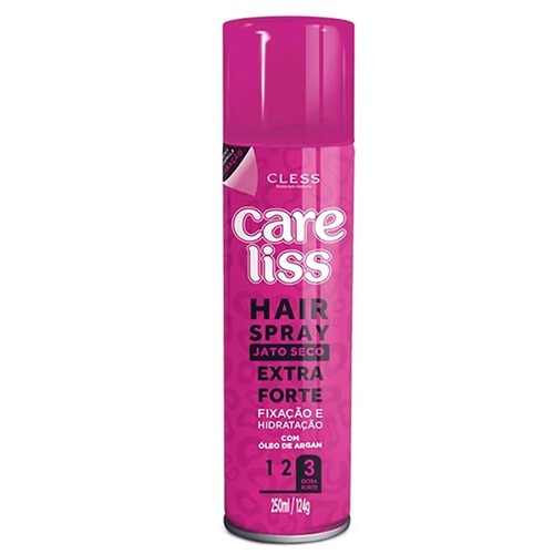 Cless Care Liss Hair Spray Jato Seco Extra Forte 250ml