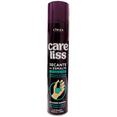 Cless Care Liss Secante de Esmalte 400ml - Óleo Cravo