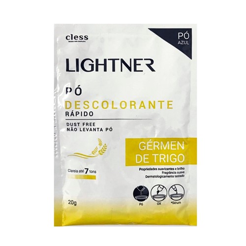 Cless Lightner PÃ³ Descolorante RÃ¡pido 7 Tons - GÃ©rmen de Trigo 20g - Incolor - Dafiti
