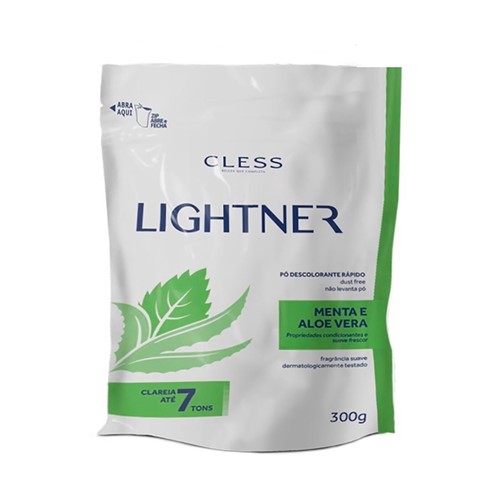 Cless Lightner PÃ³ Descolorante RÃ¡pido - Menta e Aloe Vera 300g - Incolor - Dafiti