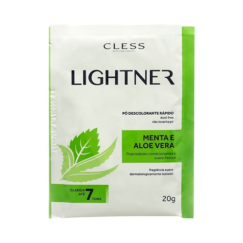 Cless Lightner PÃ³ Descolorante RÃ¡pido - Menta e Aloe Vera 20g - Incolor - Dafiti
