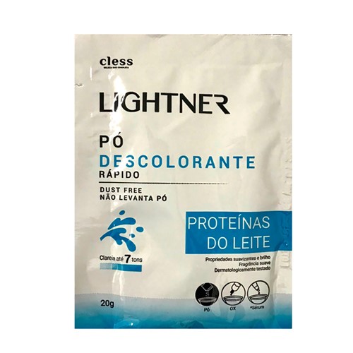 Cless Lightner PÃ³ Descolorante RÃ¡pido - ProteÃ­nas do Leite 20g - Incolor - Dafiti