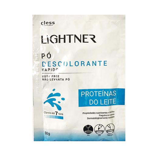 Cless Lightner PÃ³ Descolorante RÃ¡pido - ProteÃ­nas do Leite 50g - Incolor - Dafiti