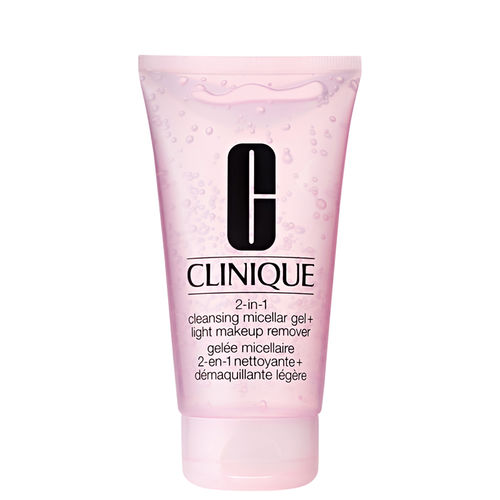 Clinique 2-in-1 Cleansing Micellar Gel + Light Makeup Remover - Gel de Limpeza Facial 150ml
