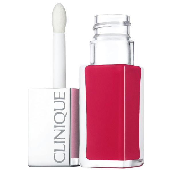 Clinique Pop Lacquer Lip Colour + Primer 4 Sweetie Pop - Batom Líquido Espelhado 6,5g