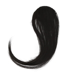 Clipe Meninas bonitas no cabelo na frente bang Fringe Hair Extension peda?o fino
