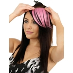 Clipe Meninas bonitas no grampo no cabelo Frente bang Fringe Hair Extension peda?o fino