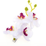 Clipes Mulheres Borboleta Orchid Imitação Flores Cabelo Casamento Cocar De Noiva