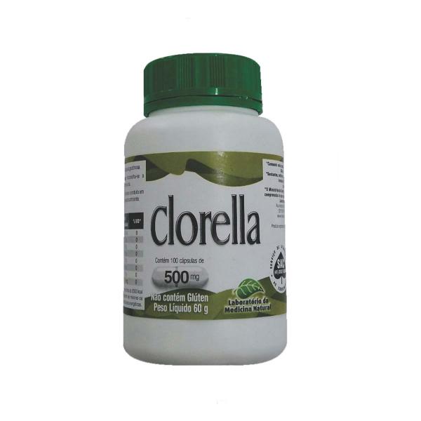 Clorella 100 Cápsulas 500 Mg Medinal