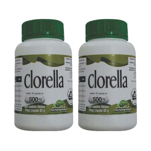 2 Clorella Pyrenoidosa 100 Cápsulas 500 Mg Medinal