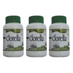 3 Clorella Pyrenoidosa 100 Cápsulas Cada 500 Mg Medinal