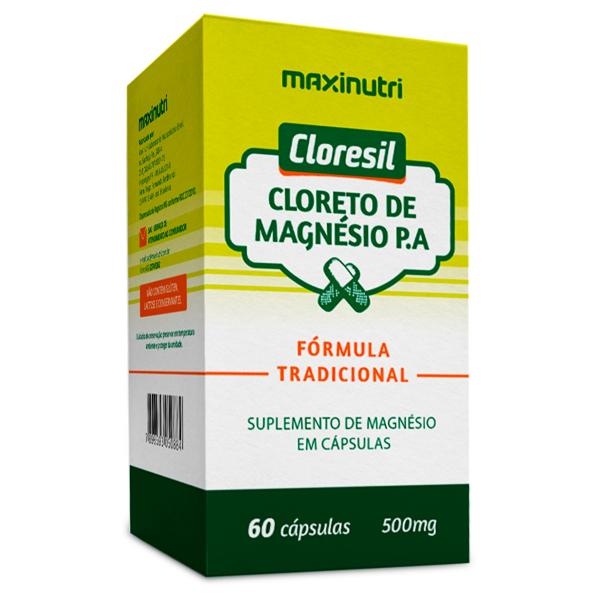 Cloresil (cloreto de Magnesio P.a.) 500mg 60cps Maxinutri