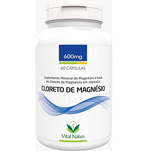 Cloreto de Magnesio - 60 Caps. 500mg - Vital Natus