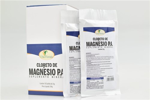 Cloreto de Magnésio Display com 10 Sachês de 33G