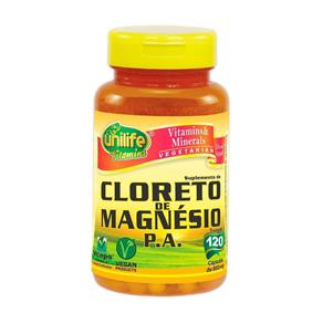 Cloreto de Magnésio P.a. 120 Cápsulas - 800mg - Unilife