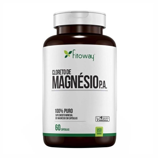 Cloreto de Magnésio P.A. - 60 Cápsulas - Fitoway Pharma