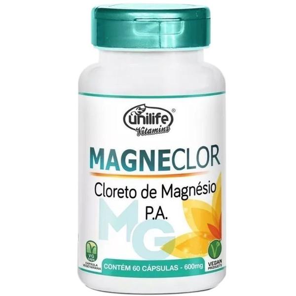 Cloreto de Magnésio P.A Magneclor Unilife 120 Cápsulas