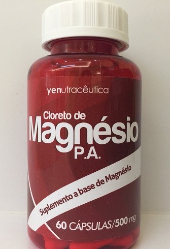 Cloreto de Magnésio P.A. - Yenutracêutica - 60 Cápsulas 500mg