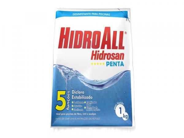 Cloro Granulado - Hidrosan Penta - 5 em 1 - 1 Kg - Hidroall