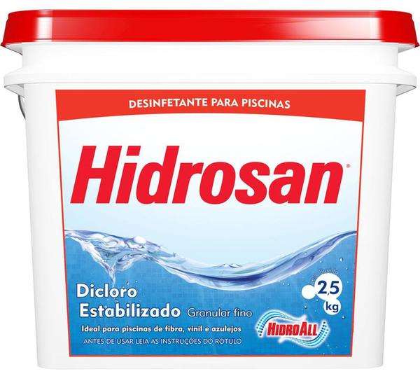 Cloro Granulado Hidrosan Plus 2,5 Kg - Hidroall