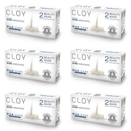 Cloy Estojo Milk Care Sabonetes 2x80g (kit C/06)