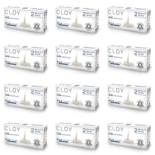 Cloy Estojo Milk Care Sabonetes 2x80g (kit C/12)