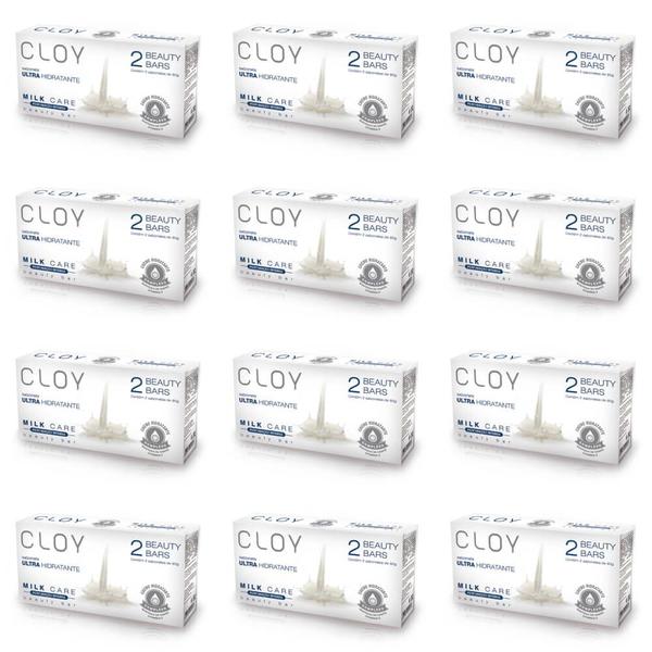 Cloy Estojo Milk Care Sabonetes 2x80g (Kit C/12)