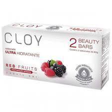 Cloy Sabonete Hultra Hidratante Red Fruits - 2 Barras 80 G- 160 G - Ginger Fragrâncias