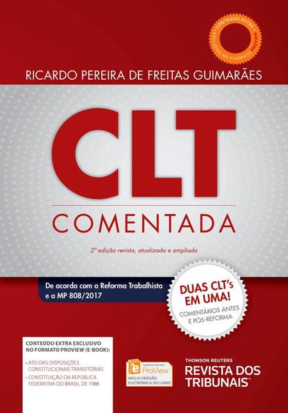 CLT Comentada - 2ª Ed. 2018 - Rt