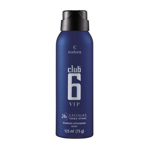 Club 6 Vip Desodorante Antitranspirante Aerosol Masculino - Eudora
