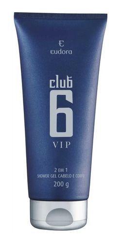 Club 6 Vip Shower Gel 2 em 1 Cabelo e Corpo 200g - Eudora