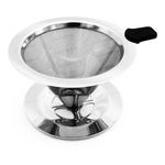 Coador De Café Pour Over Aço Inox Unihome Original Modelo 01 - Prático E Fácil De Usar, Não Precisa De Filtro!
