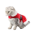 Spring Autumn Pleated White Black Red Dress Coat for Pet Dogs Wear