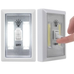 COB LED Wall Switch luzes, bateria de emergência Operado Crianças Night Light, Indoor Outdoor Home Lighting Lâmpada para o Gabinete, Closet Prateleira, Cozinha e cabeceira