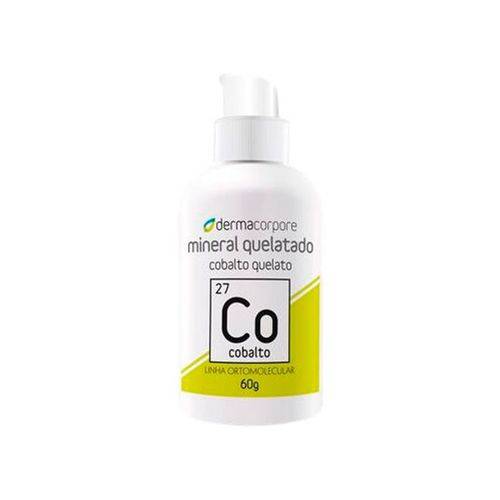 Cobalto Mineral Quelatado para Formação da Hemoglobina 60 G - Dermacorpore