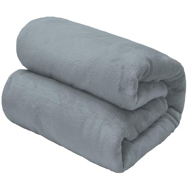 Cobertor Casal Camesa Flannel Loft Azul