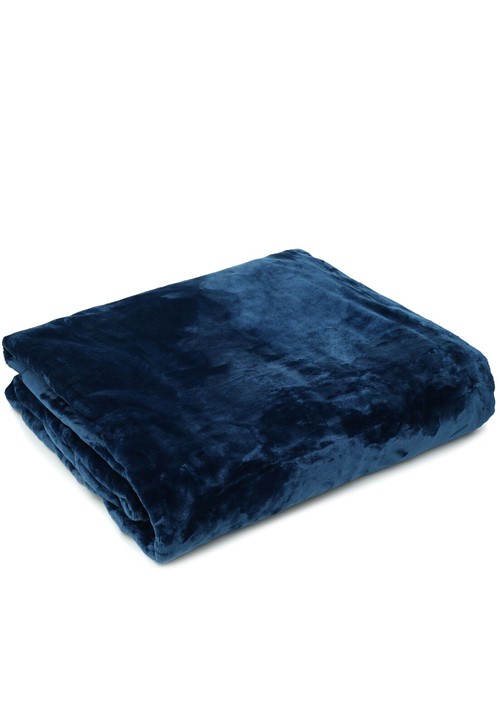 Cobertor King Kacyumara Blanket 600 Azul - Azul - Dafiti