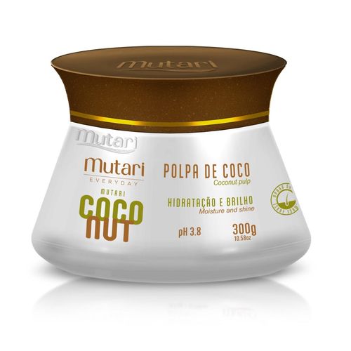 Coconut Mutari - Polpa de Coco - Hidratacao e Brilho - Ed 300g