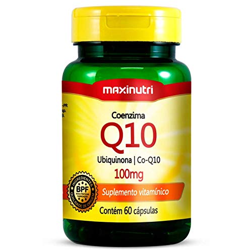 Coenzima Q10 100mg - 60 Cápsulas - Maxinutri