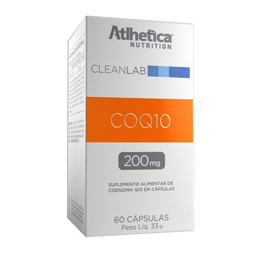Coenzima Q10 Cleanlab (200Mg) 60 Caps - Atlhetica