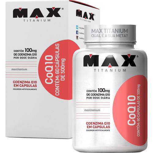 Coenzima Q10 (CoQ10) 60 Cápsulas Max Titanium