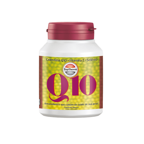 Coenzima Q10 + Selênio + Vitamina E - 01 Frasco com 60 Cápsulas