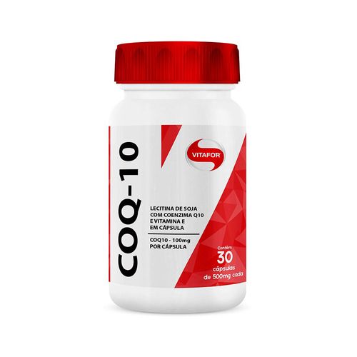 Coenzima Q10 - Vitafor - 30 Cápsulas de 500mg
