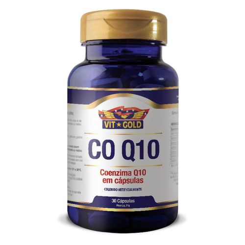 Coenzima Q10 Vitgold com 30 Cápsulas