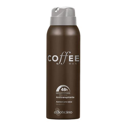Coffee Man Desodorante Antitranspirante Aerosol, 75g - Boticario