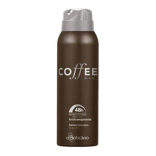 Coffee Man Desodorante Antitranspirante Aerosol - 75g