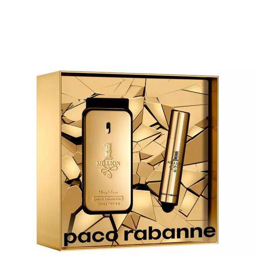 Coffret Feminino 1 Million Prive Paco Rabanne Eau de Parfum 50ml + Travel Size 10ml