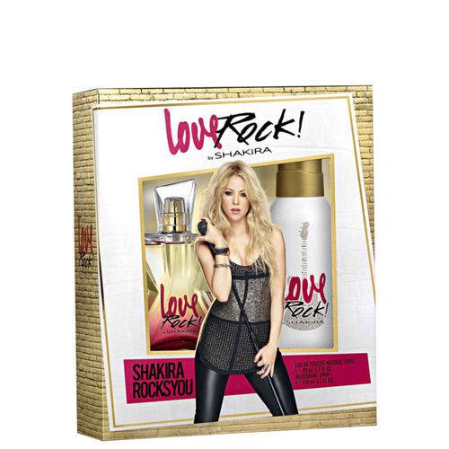 Coffret Feminino Love Rock! By Shakira Feminino Eau de Toilette 80ml + Desodorante 150ml