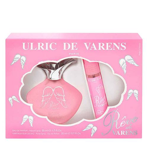 Coffret Feminino Rêve de Varens Ulric de Varens Eau de Parfum 50ml + Purse Spray 20ml